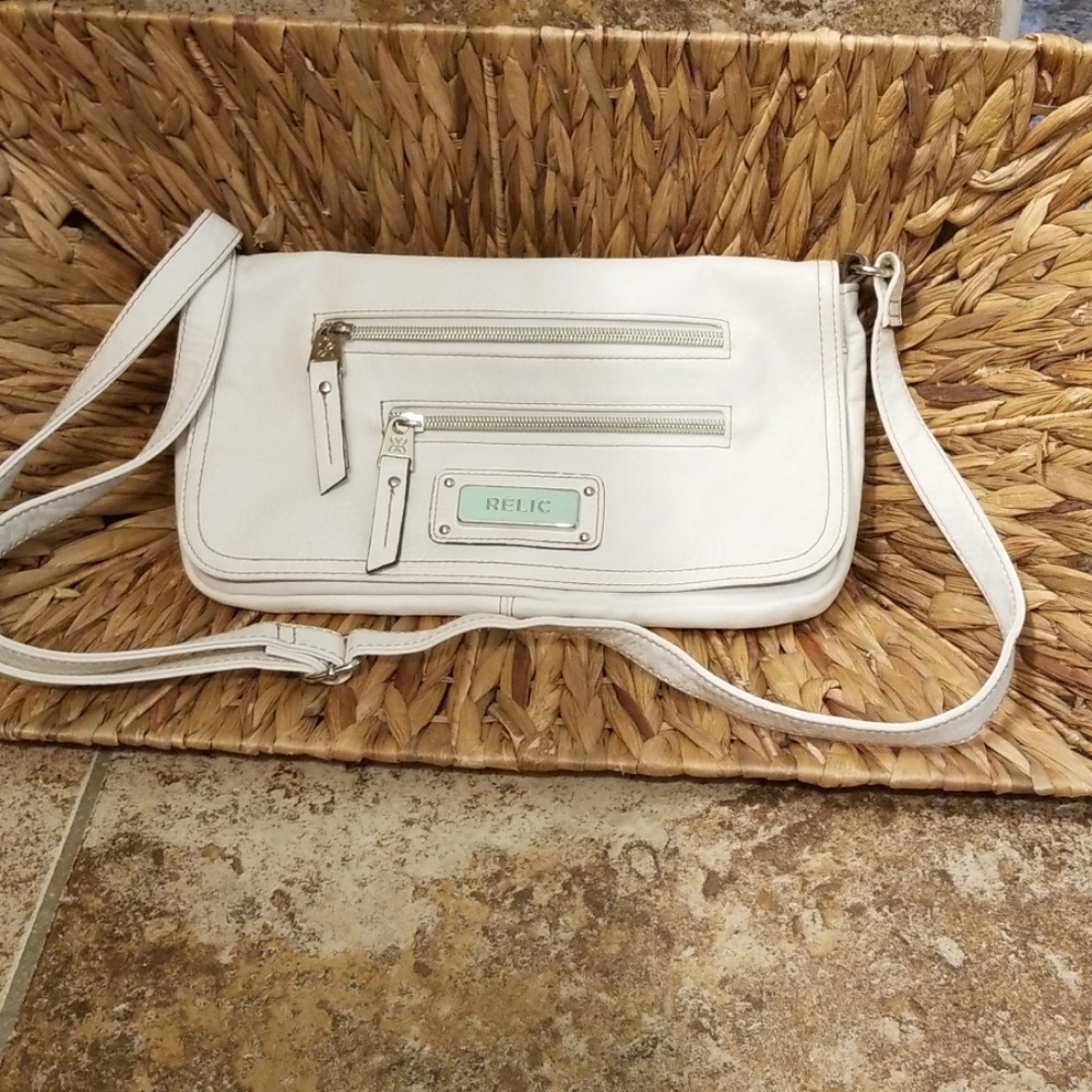 Relic crossbody bag, white